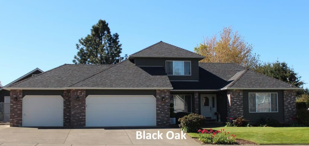 Black Oak composition shingle color