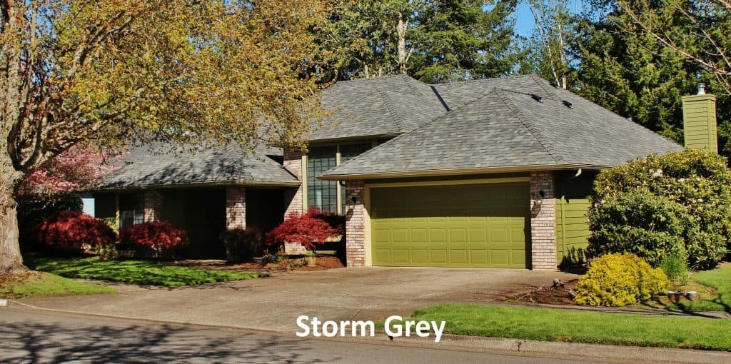 Storm Grey composition shingle color